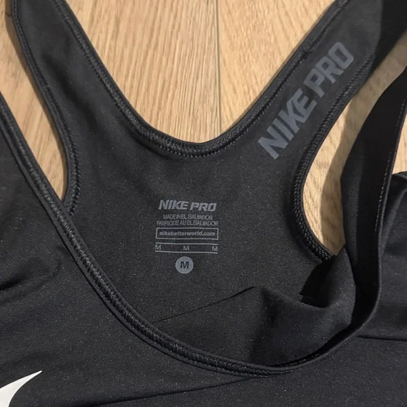 Nike Black Racerback Performance Tank Tops - Set of 2 - Picture 4 of 6